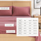 Cotton Solid Flannel Sheet - Nordic Collection