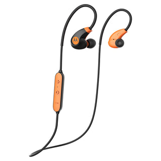 Motorola Verve Loop 2+ Super Light Waterproof Wireless Stereo Earbud Black/Orange