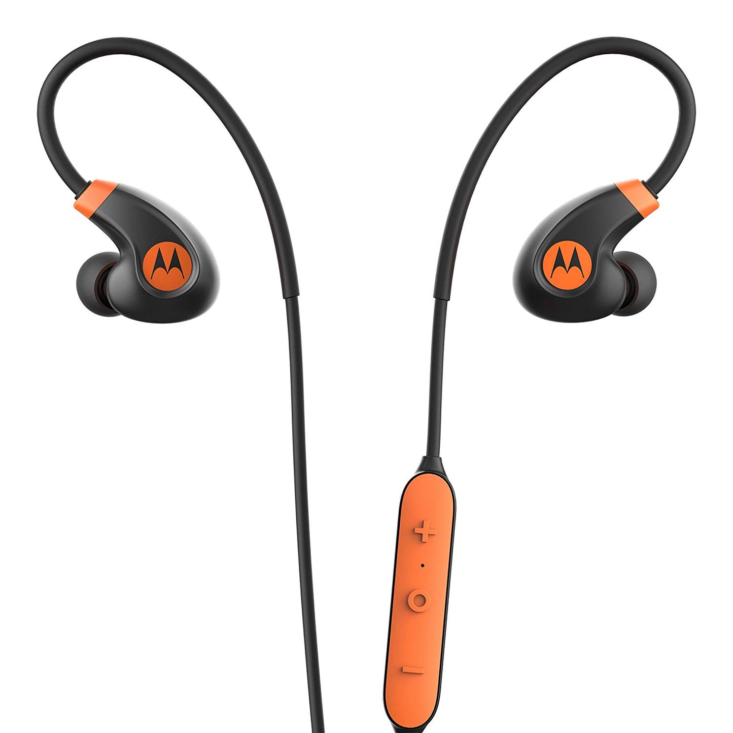 Motorola Verve Loop 2+ Super Light Waterproof Wireless Stereo Earbud Black/Orange