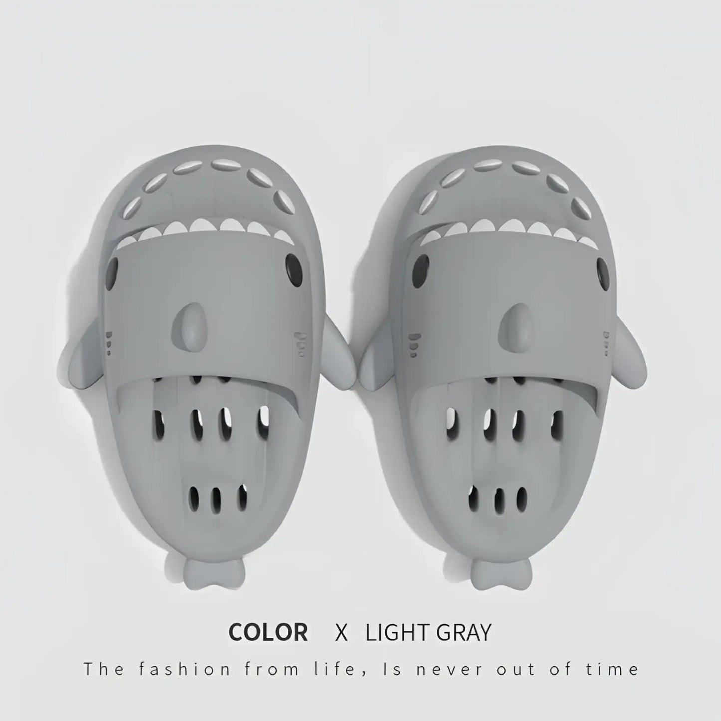 Shark Slippers Quick Dry Non Slip Shower Slides