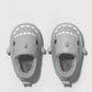Plush Shark Winter House Slippers with Soft Rubber Soles