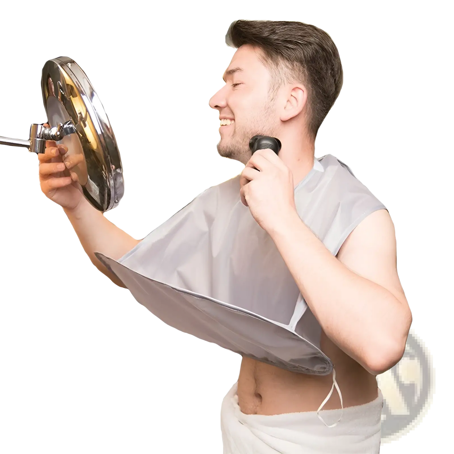 Shaving Bib Foldable Waterproof Barber Cape Apron
