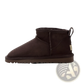 Sheepskin Mini Snow Boots Suede Leather Short Shoes