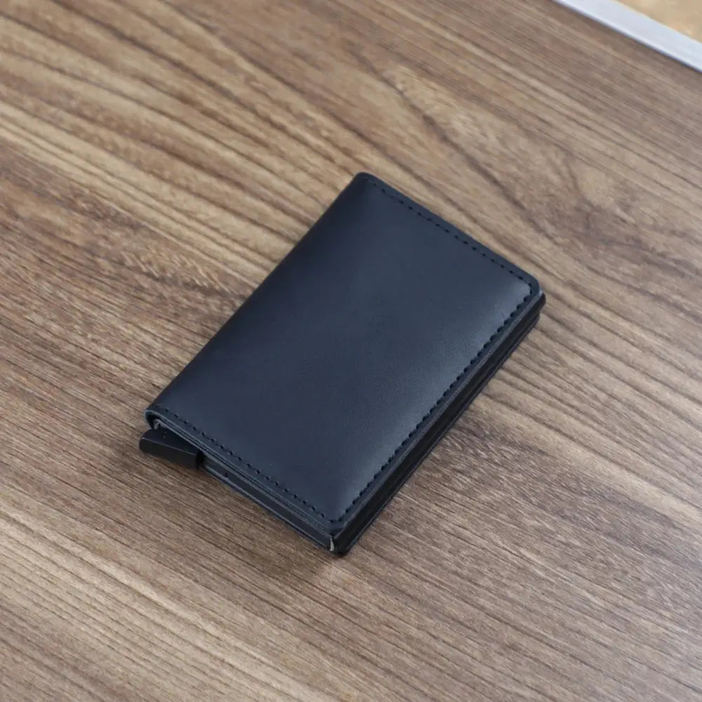 Slim Rfid Blocking Aluminum Alloy Card Case Wallet