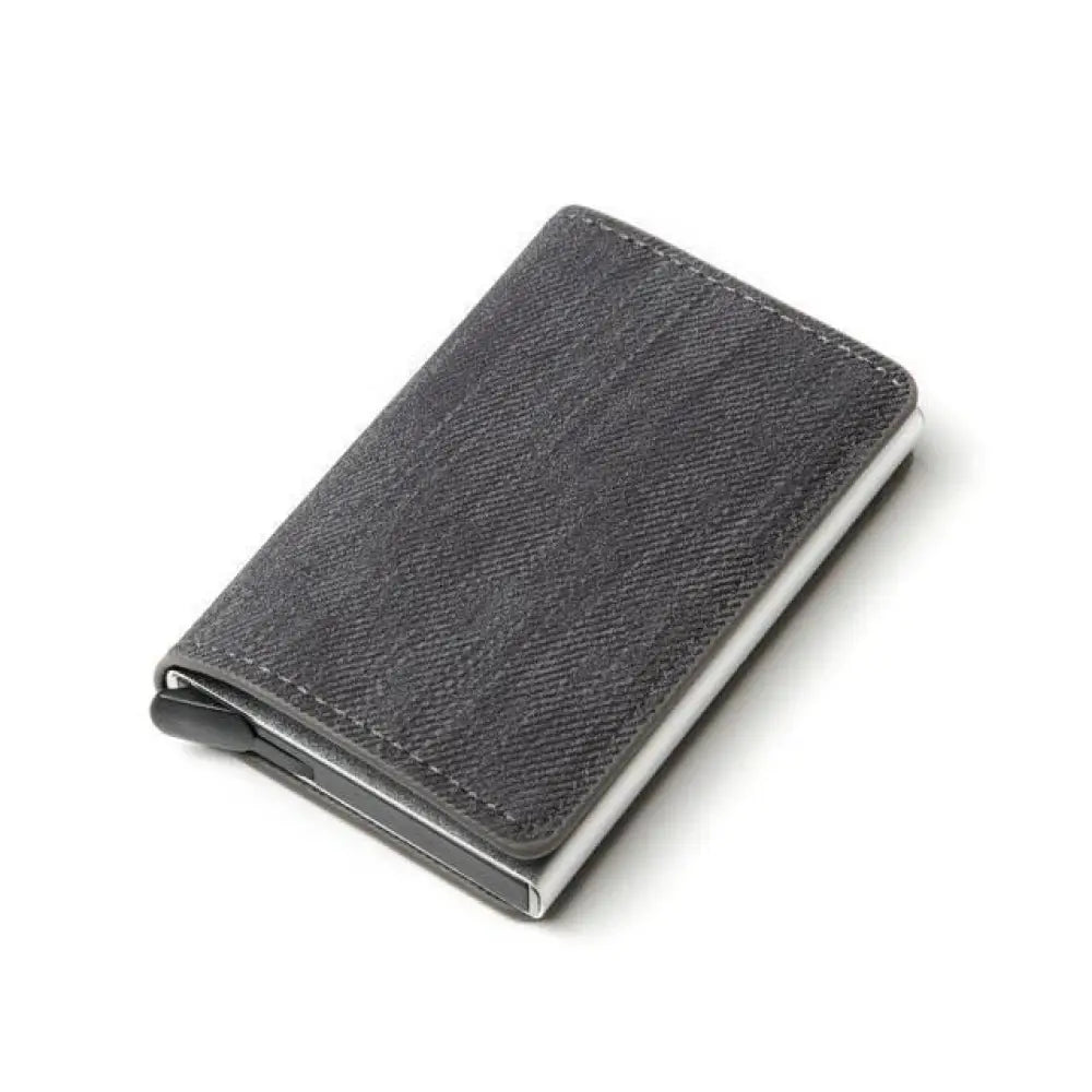 Slim Rfid Blocking Aluminum Alloy Card Case Wallet