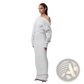 Off Shoulder Long Sleeve Knitted Bodycon Maxi Dress