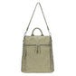 Sienna Utilitarian Shoulder Backpack Purse