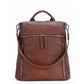 Sienna Utilitarian Shoulder Backpack Purse