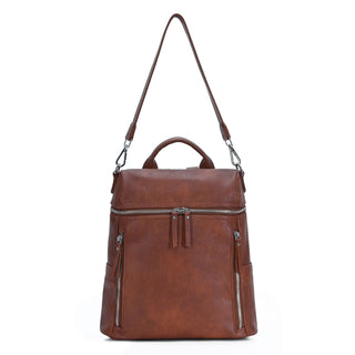 Sienna Utilitarian Shoulder Backpack Purse