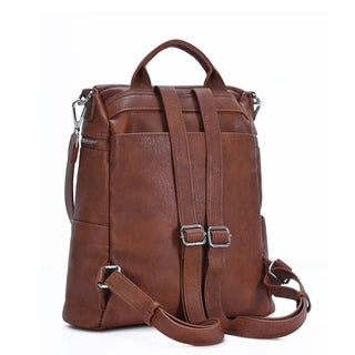 Sienna Utilitarian Shoulder Backpack Purse