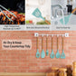 Silicone Cooking Utensil Set 11pc with Wood Handles