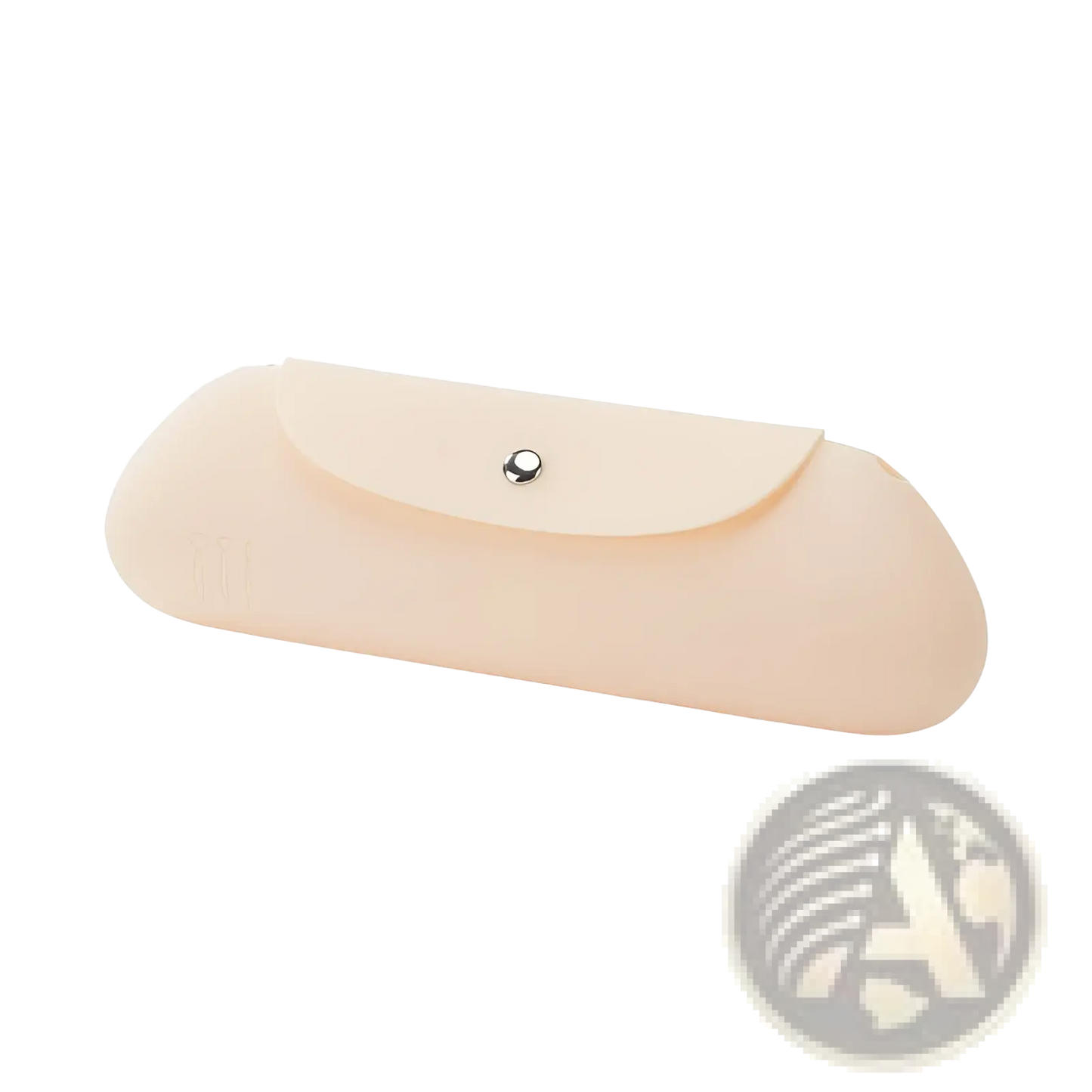 Silicone Makeup Brush Travel Bag Pink Case