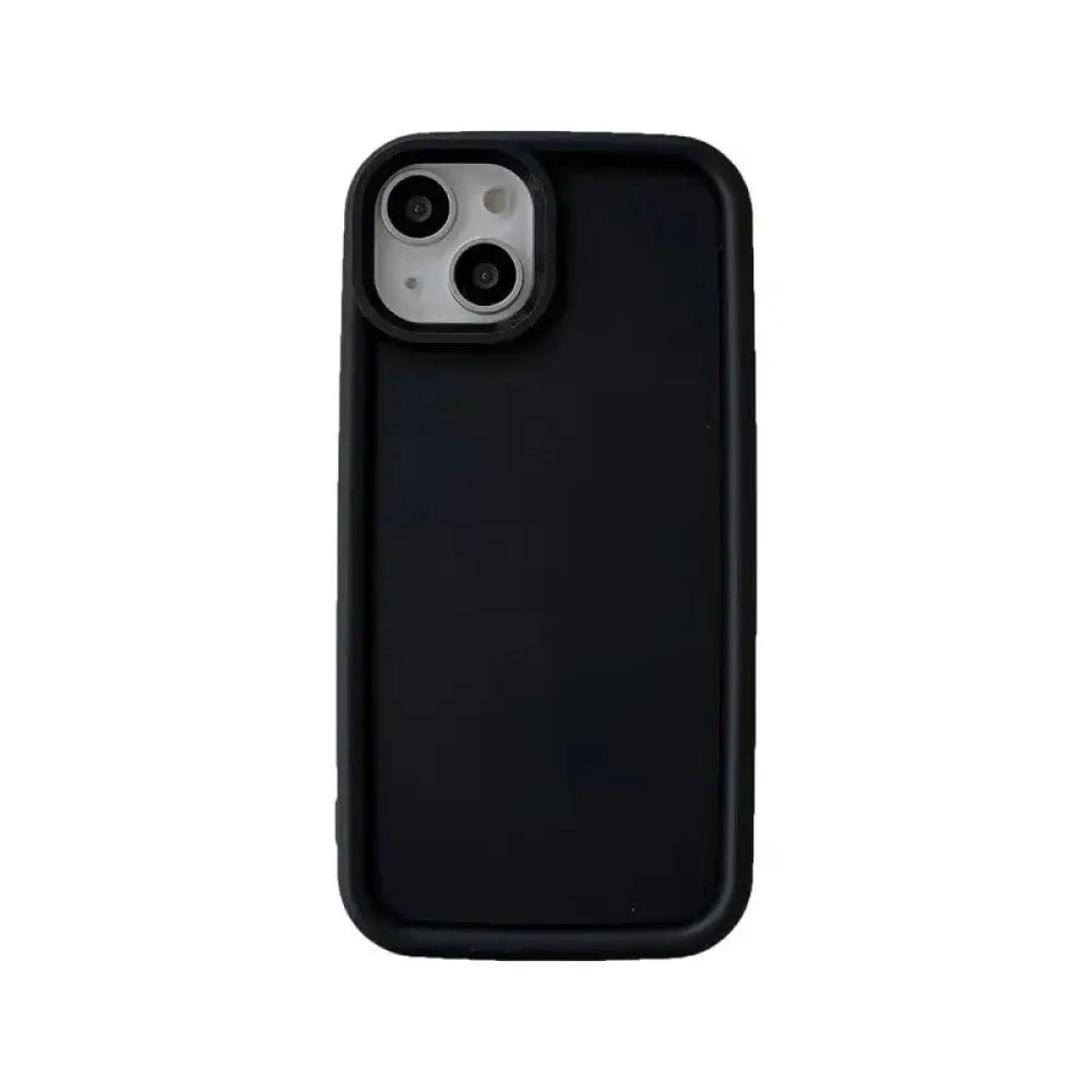 Frosted Matte Silicone Minimalist Couple Phone Case