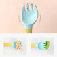 Soft Silicone Baby Spoon and Fork Self Feeding Set