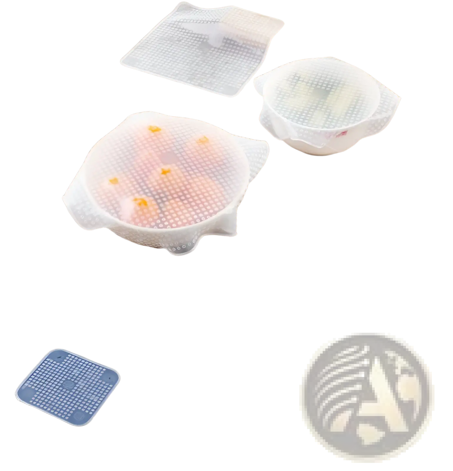 Silicone Stretch Lids Reusable Food Covers 4 Pack