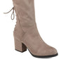 Journee Collection Women's Leeda Boots Brown Size 8 M