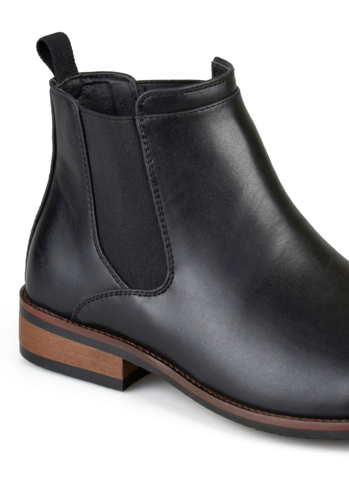 Vance Co. Men's Landon Dress Boot Shoes Black Size 9 M