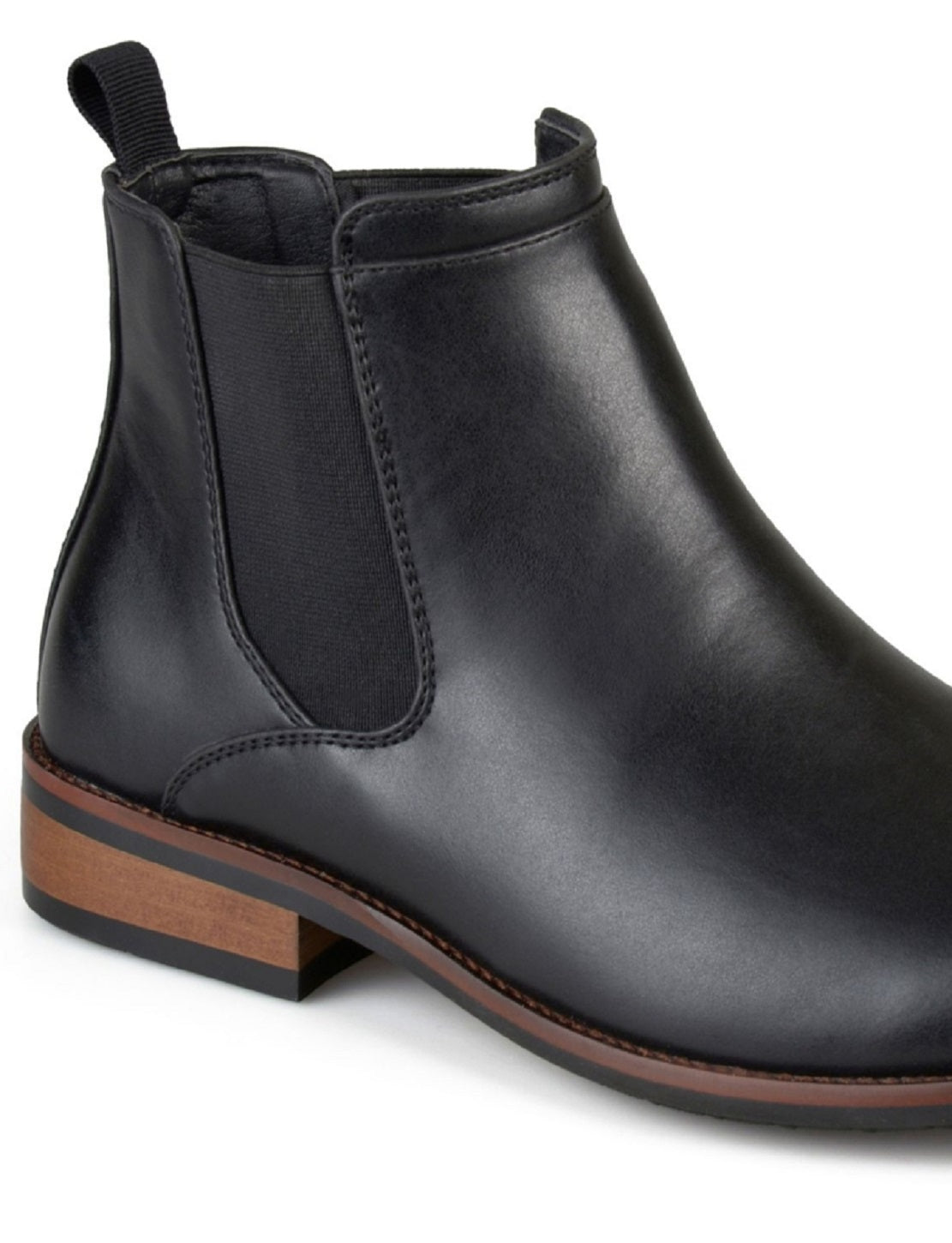 Vance Co. Men's Landon Dress Boot Black Size 10.5 M