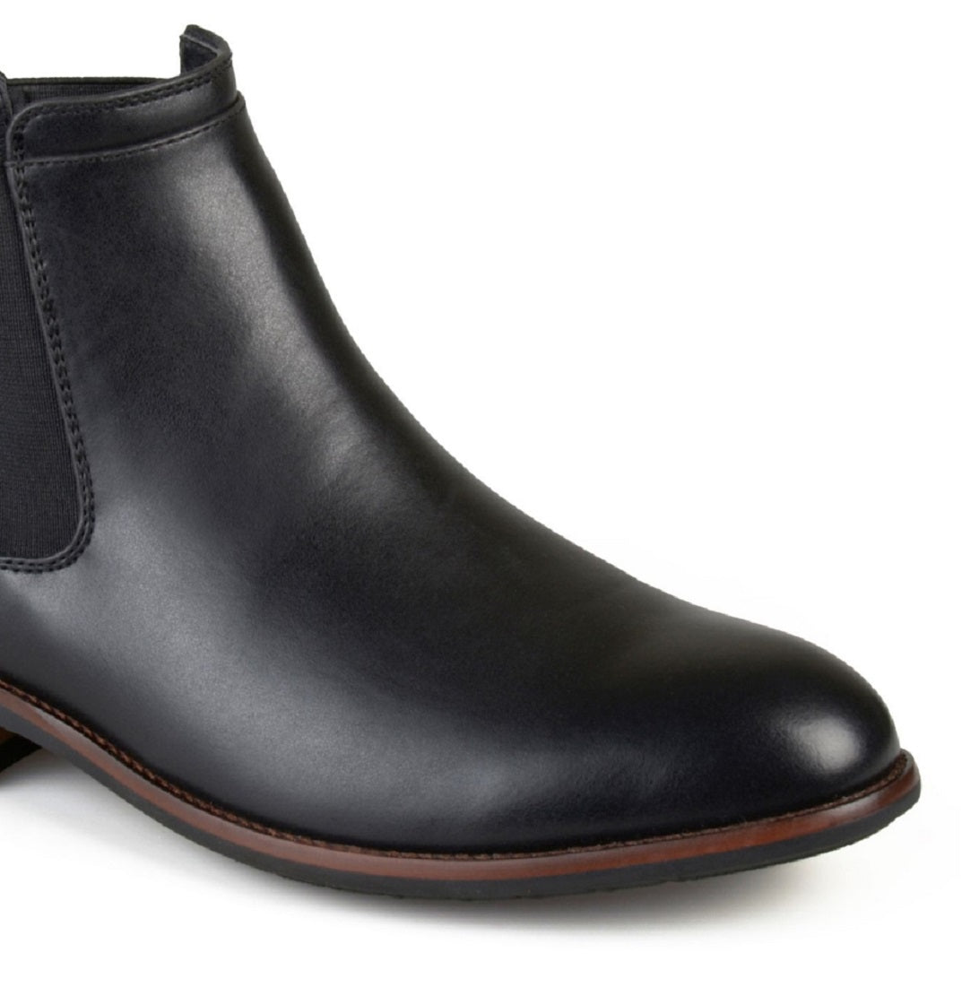 Vance Co. Men's Landon Dress Boot Black Size 10.5 M