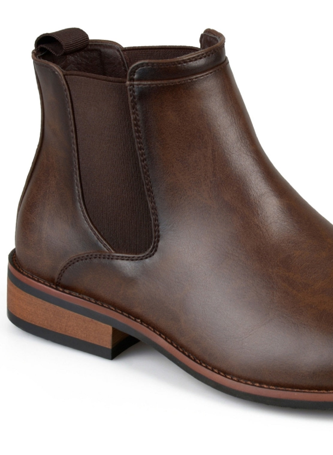 Vance Co. Men's Landon Dress Boot Shoes Brown Size 9.5M
