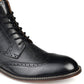 Thomas & Vine Men's Legend Wingtip Ankle Boot Black Size 10.5 W