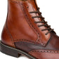 Thomas & Vine Men's Men's Legend Wingtip Ankle Boot Brown Size 9.5 W