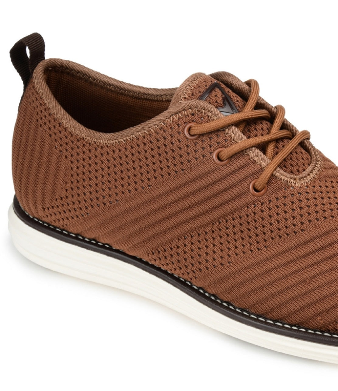 Vance Co. Men's Novak Knit Dress Shoes Brown Size 8 M