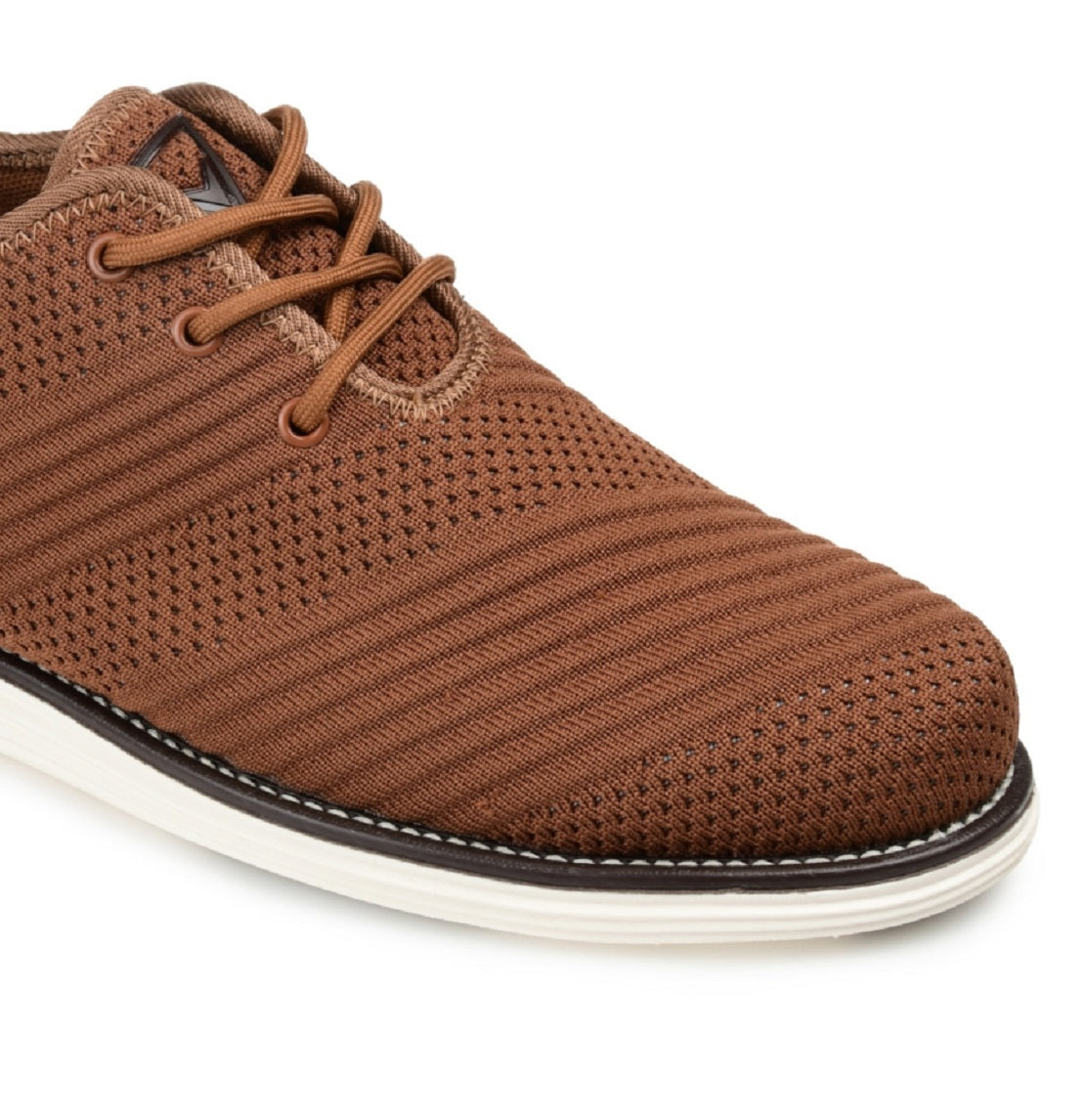 Vance Co. Men's Novak Knit Dress Shoes Brown Size 8 M