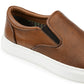 Thomas & Vine Men's Conley Slip On Leather Sneakers Brown Size 9 M