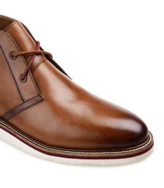 Thomas & Vine Men's Keegan Plain Toe Chukka Boot Brown Size 8.5 M