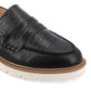 Journee Collection Women's Kenly Loafer Shoes Black Size 8 M