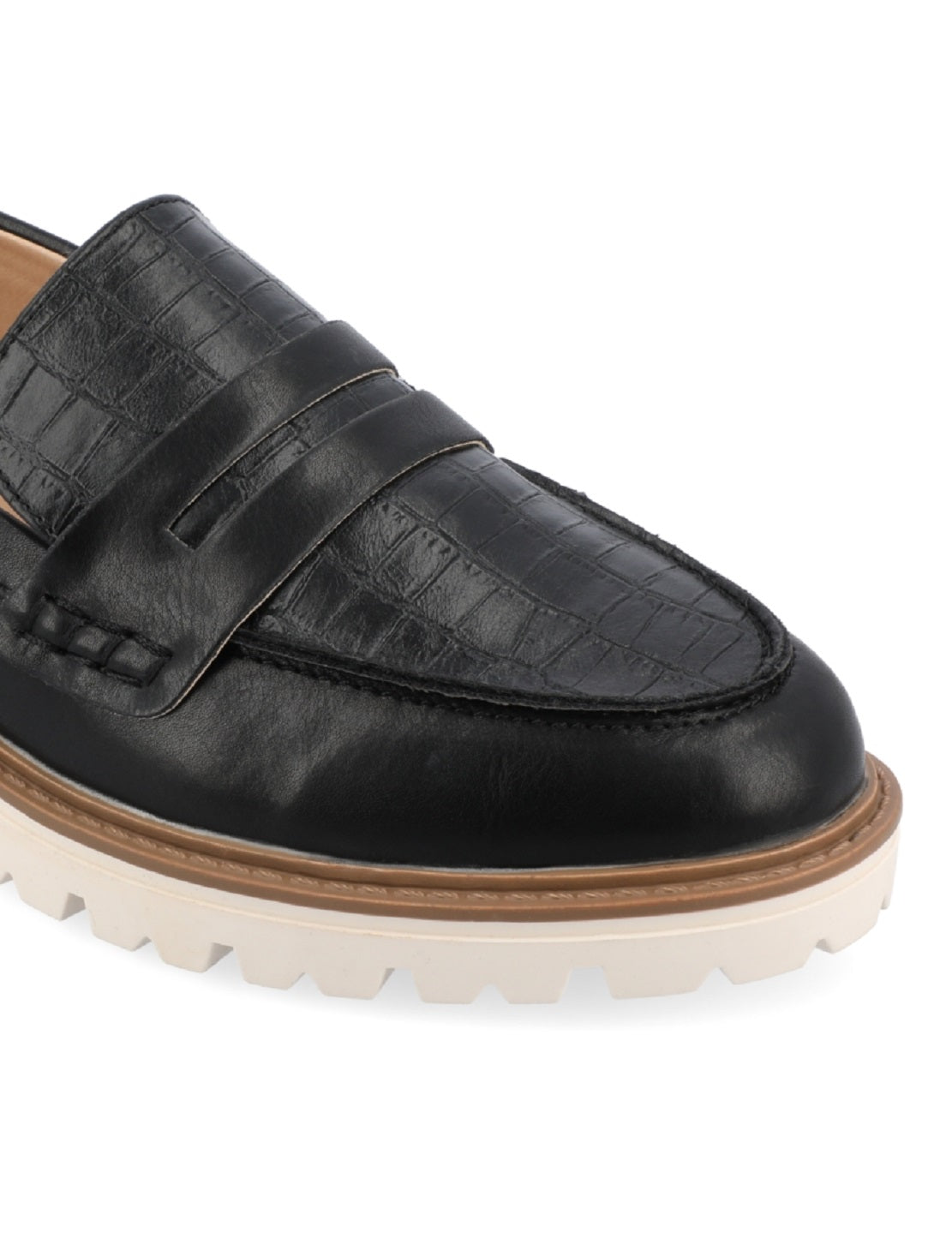 Journee Collection Women's Kenly Loafer Shoes Black Size 8 M