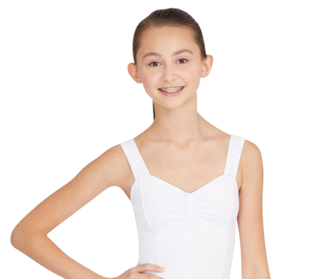 Capezio Women's Princess Tank Top White Size Medium