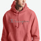 Champion Men's Reverse Weave Hooded Sweatshirt Pink Size Medium