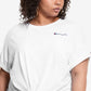 Champion Women's Tie Front T-Shirt White Size 3X