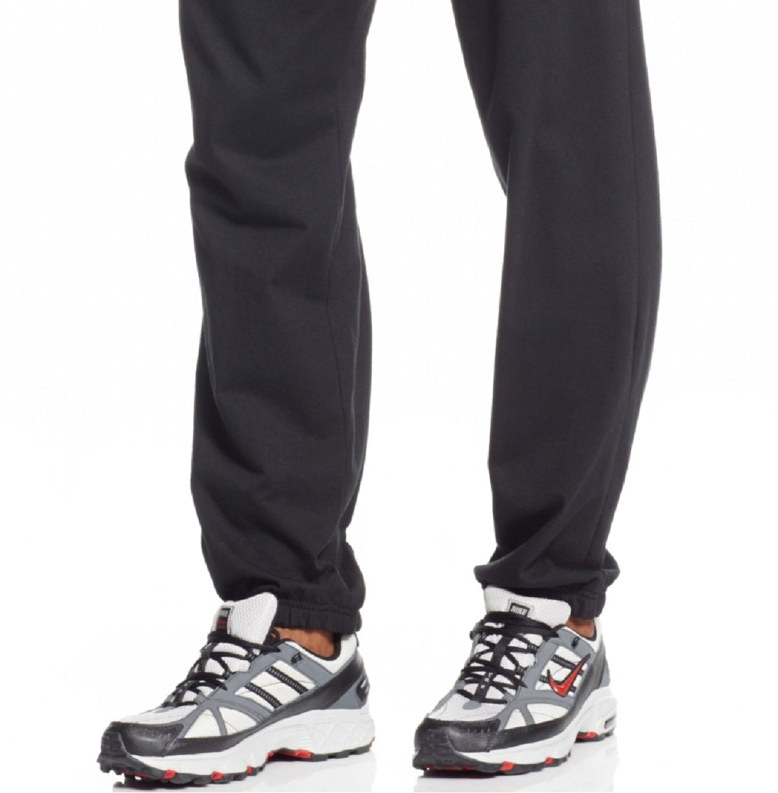 Champion Men's Jersey Banded Bottom Pants Black Size Medium