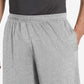 Champion Men's Double Dry Cross Training 10 Shorts Gray Size Large