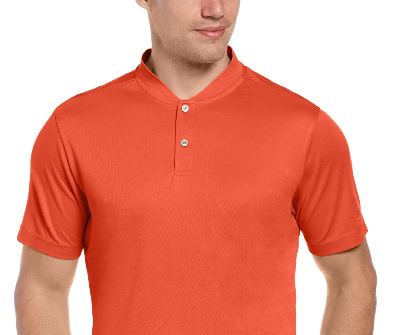 PGA Tour Men's Edge Collar Polo Shirt Red Size X-Large
