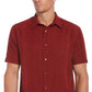 Cubavera Men's Ombre Stripe Shirt Red Size Medium