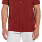 Cubavera Men's Ombre Stripe Shirt Red Size Medium