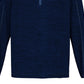PGA Tour Men's Moisture Wicking Textured Fleece 1/4 Zip Sweater Blue Size X-Large