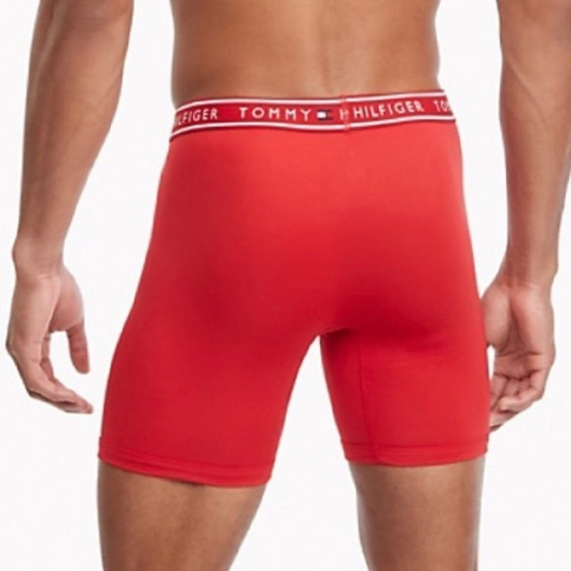 Tommy Hilfiger Men's 3 Pk Everyday Micro Boxer Briefs Red Size Large