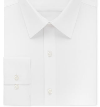 Van Heusen Men's Slim Fit Flex Collar Stretch Solid Dress Shirt White Size 16X34X35