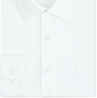 Arrow Men's Classic Fit Stretch Performance Dress Shirt White Size 34X35