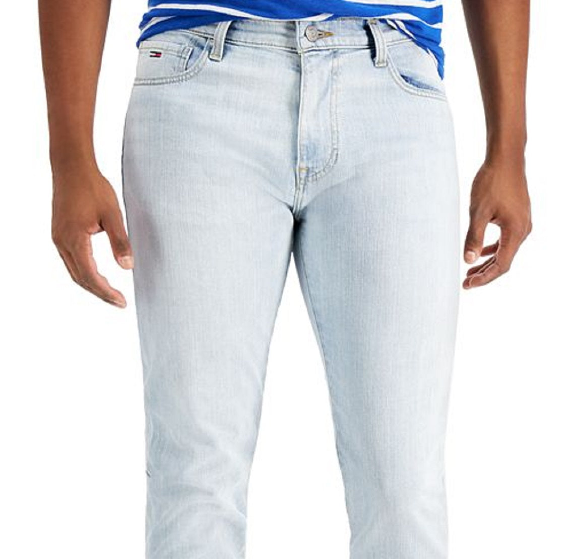 Tommy Hilfiger Men's Slim Fit Adam Tapered Jeans Blue Size 36X32