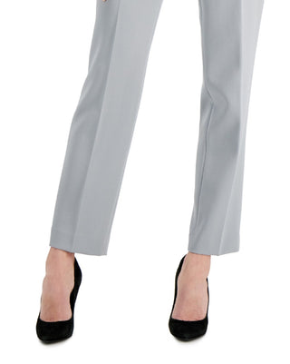 Kasper Women's Slim Straight Pants Gray Size 12