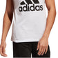 adidas Men's Logo Tank White Size Large
