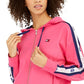 Tommy Hilfiger Women's Sport Logo Zip Hoodie Pink Size X-Large
