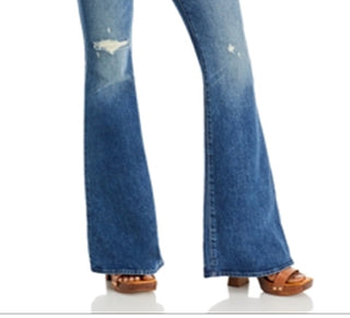 Mother Women's The Super Cruiser High Rise Flare Jeans Blue Size 27