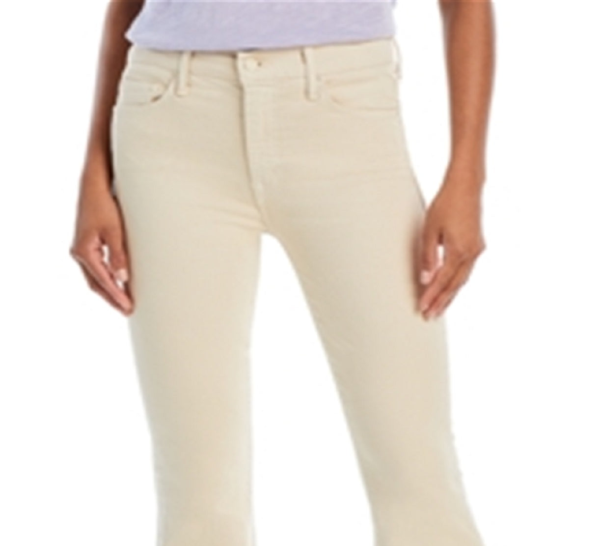 Mother Women's The Weekender Mid Rise Flared Jeans Brown Size 27